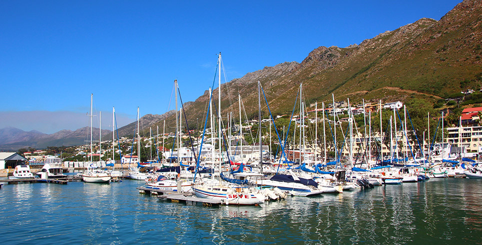 Marina in Gordon`s Bay